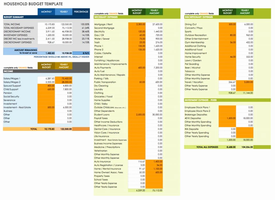 Google Docs Budget Template Lovely Free Google Docs Bud Templates