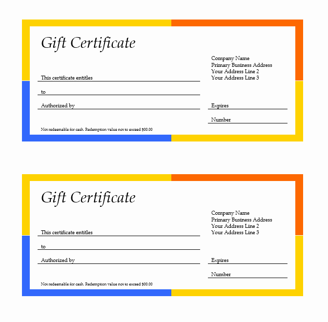 Google Docs Gift Certificate Template Luxury Google Docs Gift Certificate Template