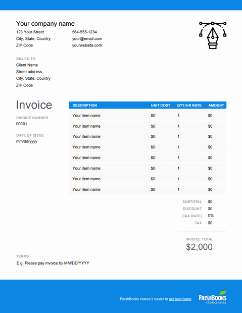 Graphic Design Invoice Template Free Awesome Graphic Design Invoice Template Free Download