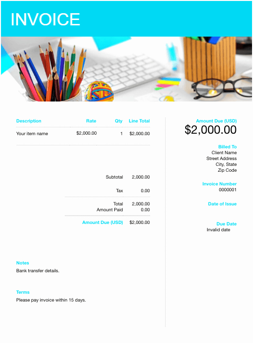 Graphic Design Invoice Template Free Elegant Free Graphic Design Invoice Template Download now