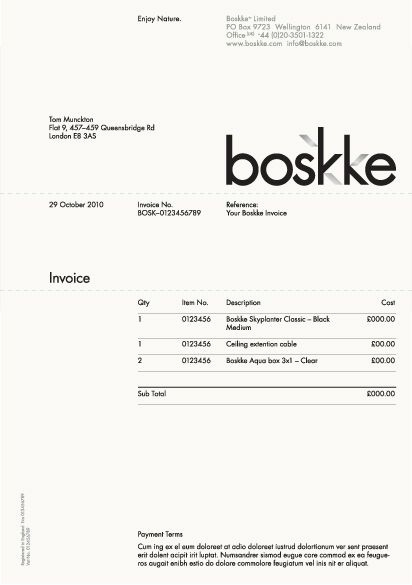 Graphic Design Invoice Template Pdf Best Of Great Clean Invoice Design