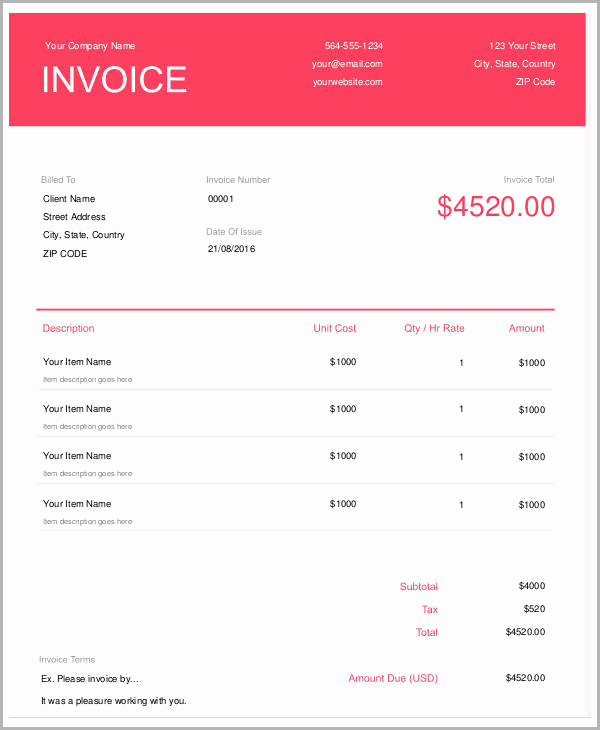 Graphic Design Invoice Template Pdf Elegant 5 Sample Graphic Design Invoices Free Word Pdf format