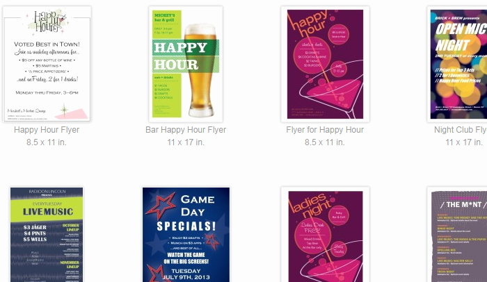 Happy Hour Menu Template Beautiful 6 Happy Hour Flyer Templates