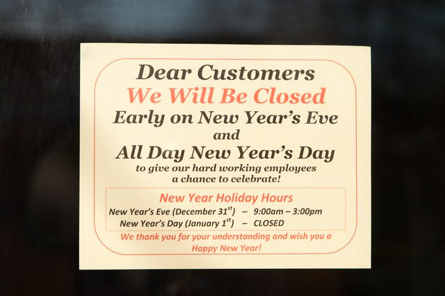 Holiday Closing Notice Template Luxury How to Post A Sign for the Observance Of A Holiday