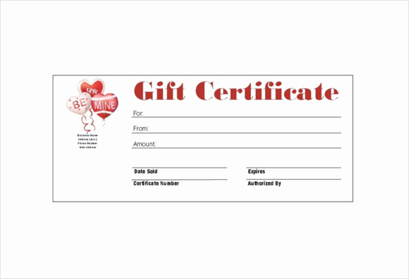 Homemade Gift Certificate Template Awesome 6 Homemade Gift Certificate Templates Doc Pdf