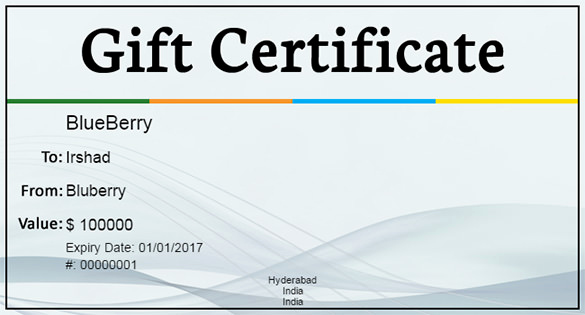 Homemade Gift Certificate Template Best Of 16 Free Gift Certificate Templates &amp; Examples Word