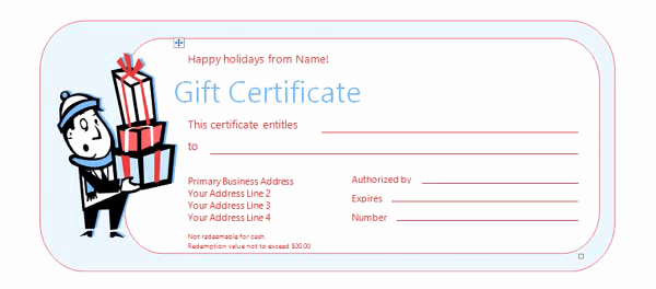 Homemade Gift Certificate Template Inspirational Free Gift Certificate Templates Microsoft Word Templates