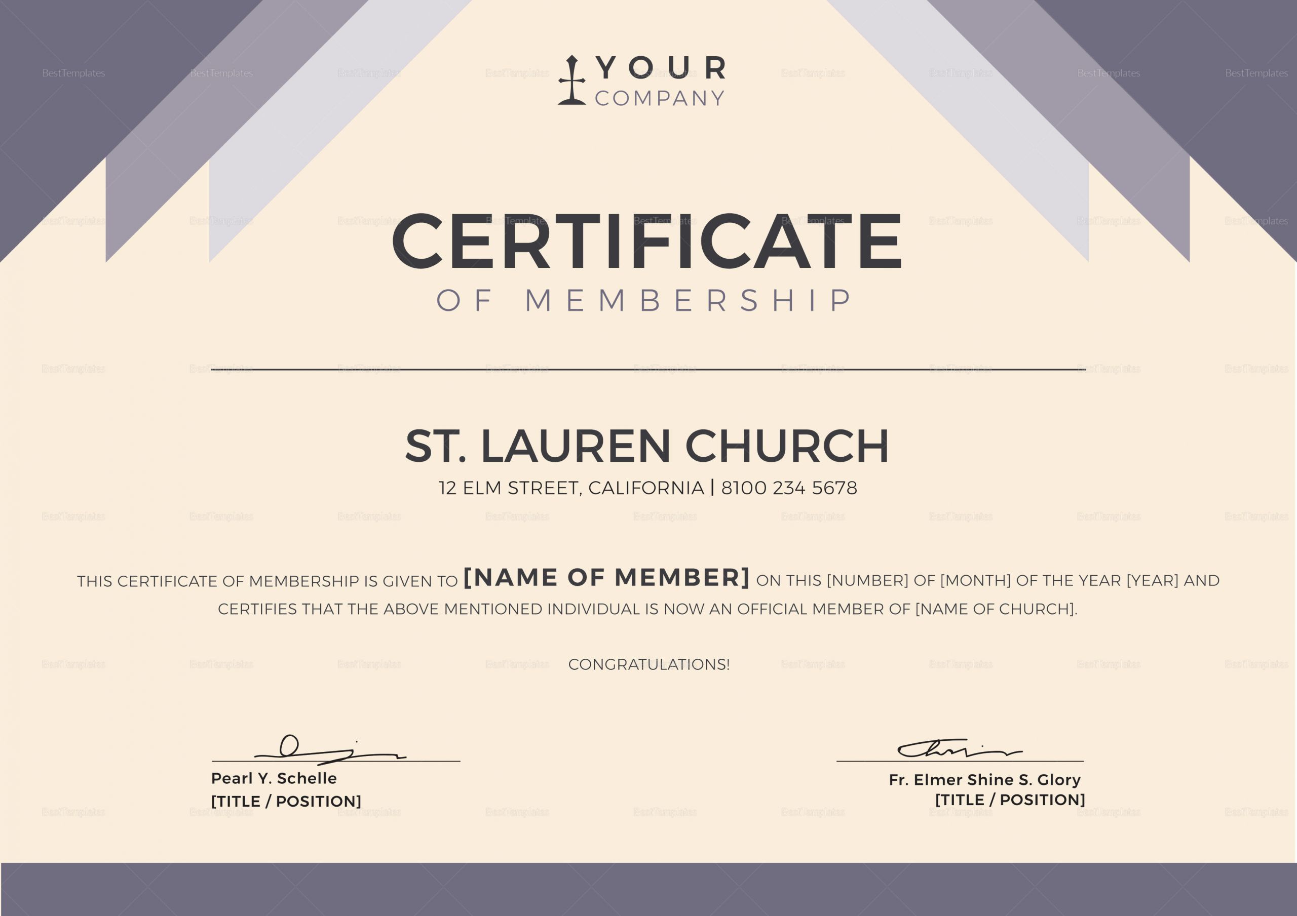 Honorary Member Certificate Template Inspirational Honorary Membership Certificate Template Word