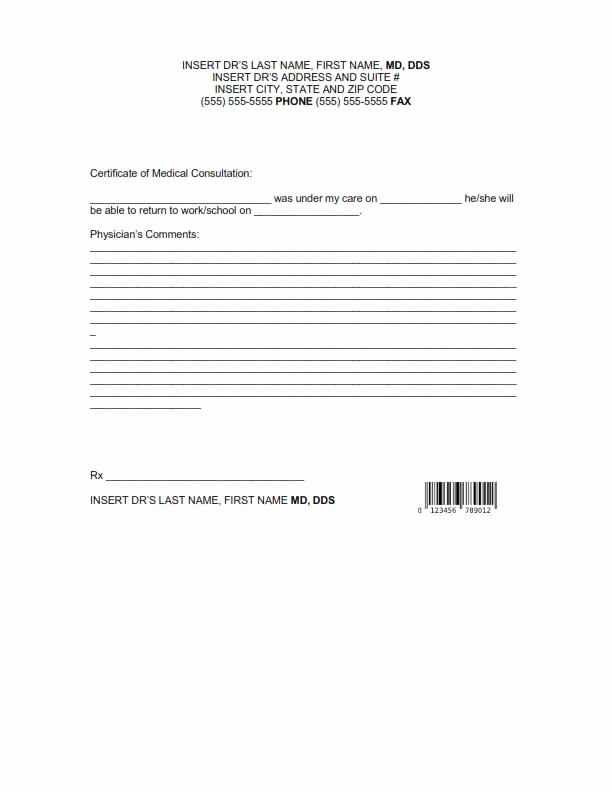 Hospital Note for Work Template Best Of Best Fake Doctors Notes Download Chfedlongk