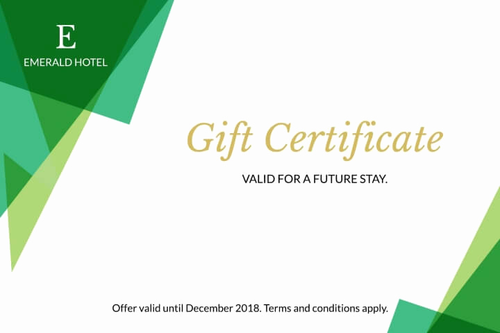 Hotel Gift Certificate Template Awesome Free Business Gift Certificates Templates &amp; Examples