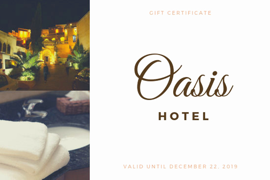 Hotel Gift Certificate Template Best Of Customize 115 Hotel Gift Certificate Templates Online Canva