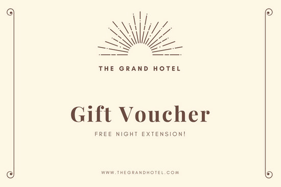 Hotel Gift Certificate Template Fresh Cream and Brown Hotel Gift Certificate Templates by Canva