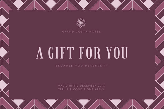 Hotel Gift Certificate Template Inspirational Luxury Hotel Gift Certificate Templates by Canva