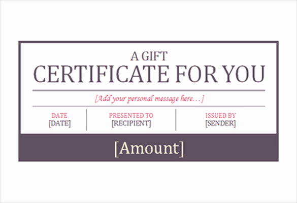 Hotel Gift Certificate Template Lovely 7 Hotel Gift Certificate Templates Free Sample Example