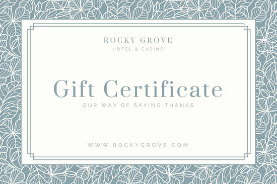 Hotel Gift Certificate Template Lovely Customize 172 Hotel Gift Certificate Templates Online Canva