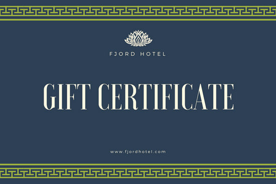 Hotel Gift Certificate Template Unique Hotel Gift Certificate Templates Canva