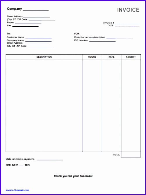 Hourly Invoice Template Excel Best Of 10 Consulting Invoice Template Excel Exceltemplates