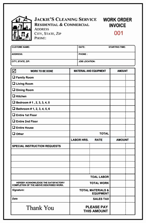 House Cleaning Invoice Template Elegant House Cleaning Service House Cleaning Service forms
