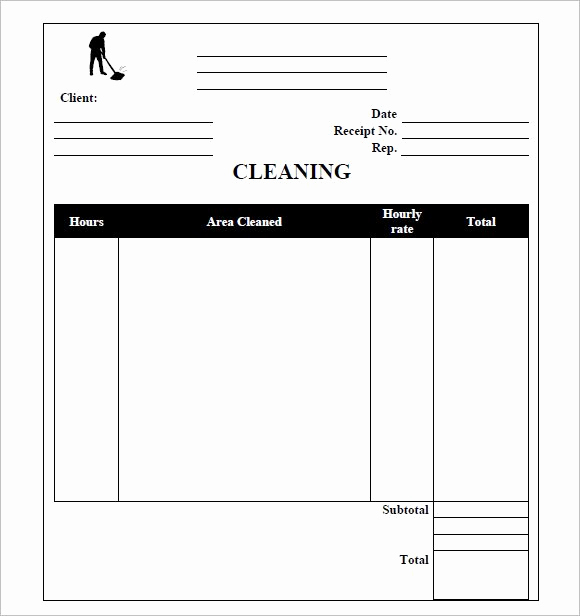 House Cleaning Invoice Template Inspirational Best Cleaning Service Receipt Contemporary Guide to the