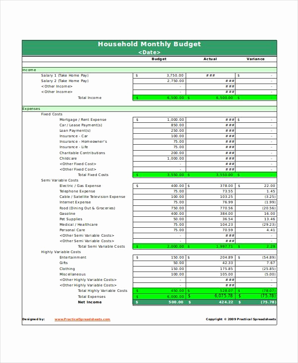 Household Monthly Budget Template Best Of 10 Best Bud Templates Images On Pinterest