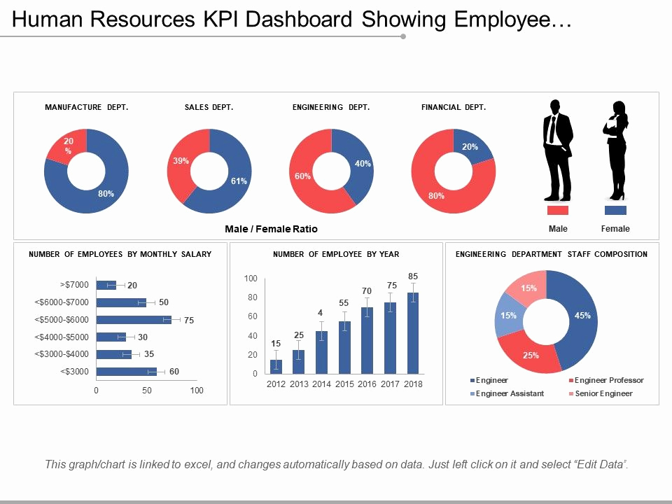 Human Resource Budget Template Best Of Human Resources Kpi Dashboard Showing Employee Number by