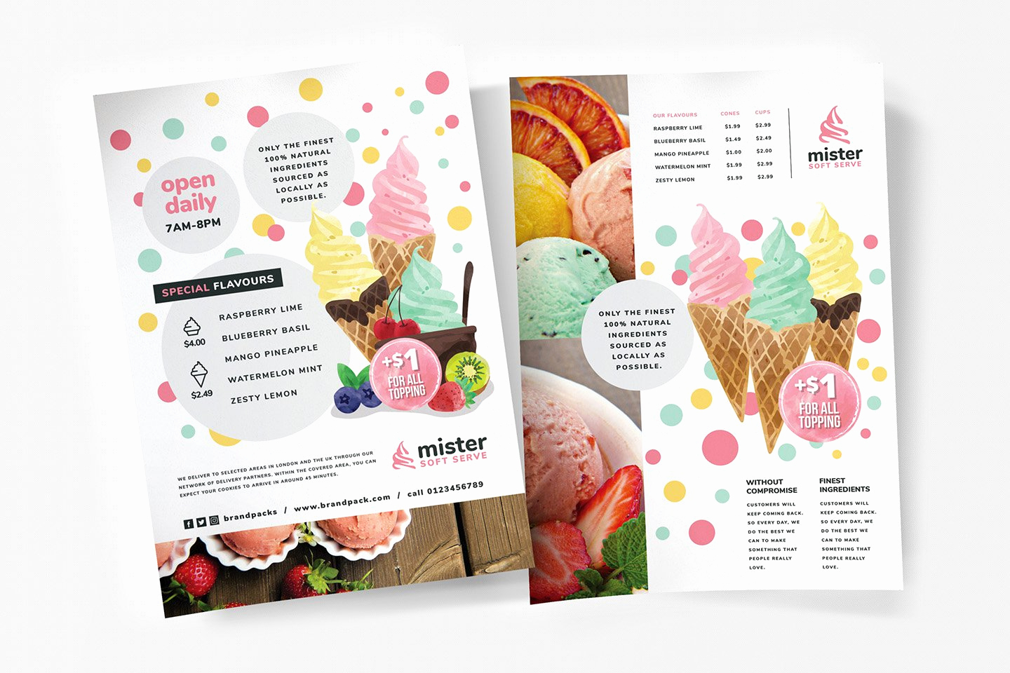 Ice Cream Menu Template Lovely A4 Ice Cream Shop Poster Template Flyer Templates