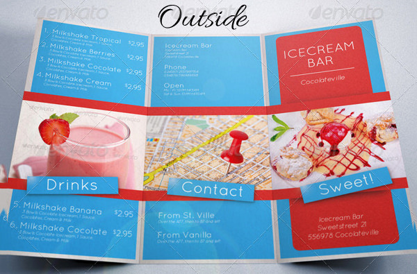 Ice Cream Menu Template New Food Menu Template 36 Free Word Pdf Psd Eps