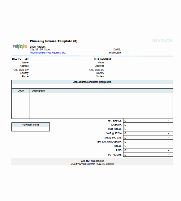 Independent Contractor Invoice Template Excel Fresh Independent Contractor Invoice Template – Printable