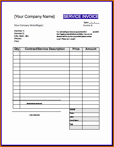 Independent Contractor Invoice Template Pdf New 10 Independent Contractor Invoice Template