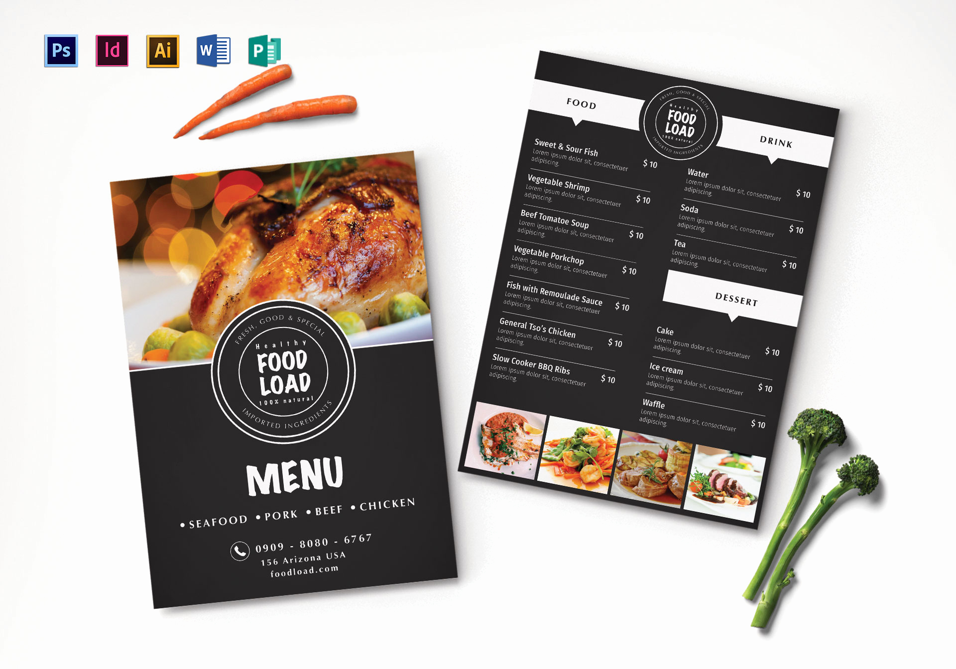 Indesign Menu Template Free Inspirational Dinner Party Menu Design Template In Psd Illustrator