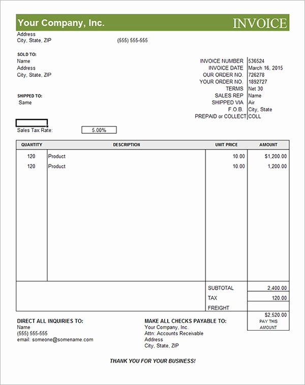 International Commercial Invoice Template Word Fresh Free 22 Mercial Invoice Templates In Google Docs