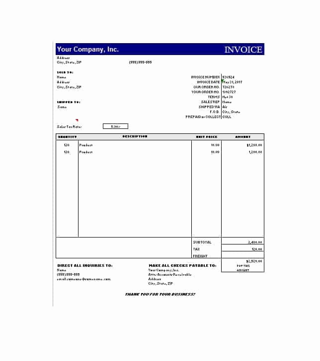 International Commercial Invoice Template Word Luxury 44 Blank Mercial Invoice Templates [pdf Word