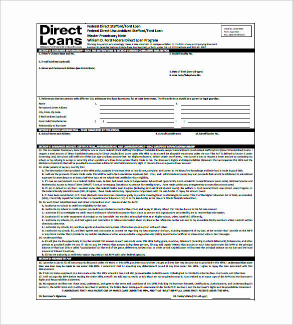 International Promissory Note Template Inspirational 10 Promissory Note form – Free Sample Example format