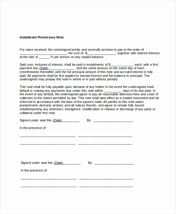 International Promissory Note Template New 27 Simple Promissory Note Templates Google Docs Ms