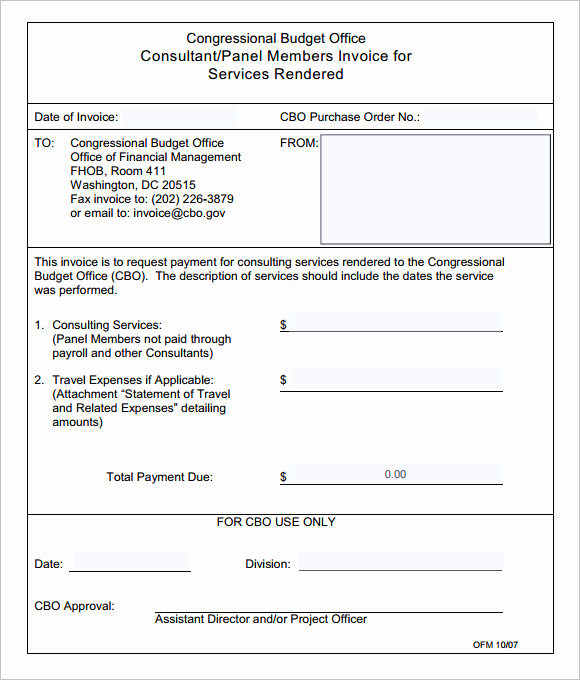 Invoice for Services Rendered Template Awesome Free 10 Consulting Invoice Samples In Google Docs