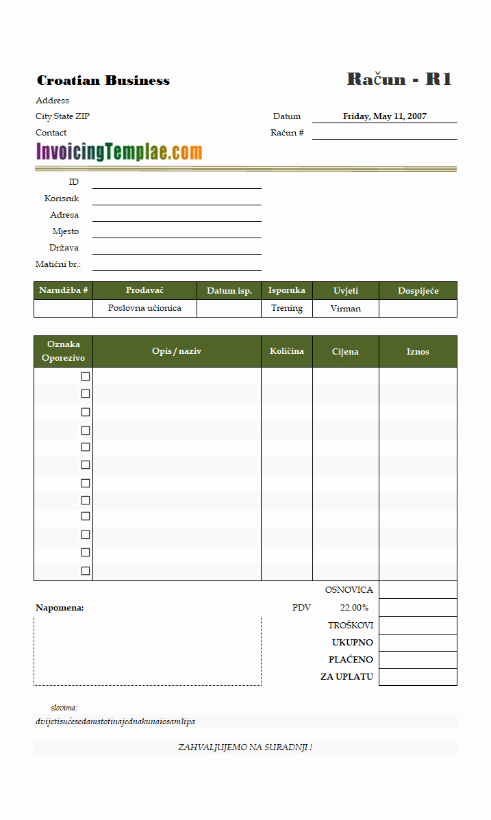 Invoice for Services Rendered Template Beautiful Service Invoice Template