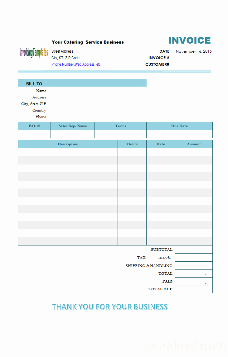 Invoice for Services Rendered Template New Receipt Template