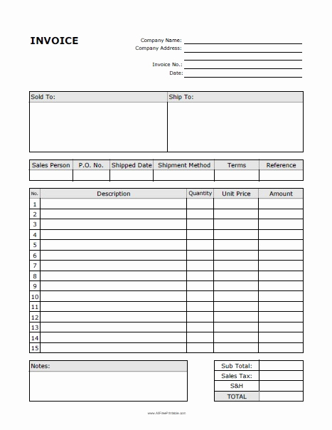 Invoice Template Fillable Pdf Beautiful Billing Invoice Template Free Printable