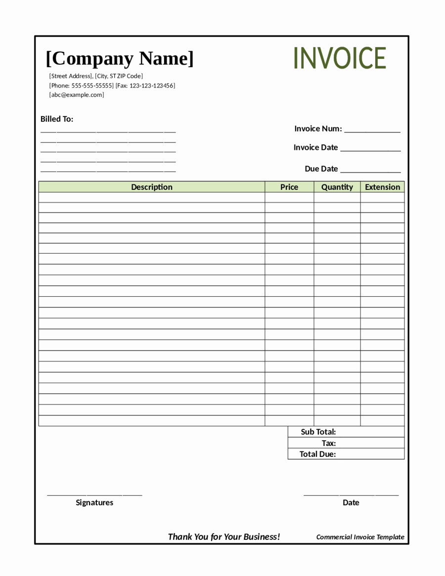 Invoice Template Fillable Pdf Fresh 2018 Invoice Template Fillable Printable Pdf &amp; forms