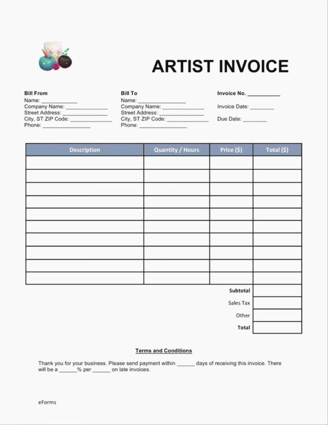 Invoice Template Fillable Pdf Fresh the Ultimate Revelation