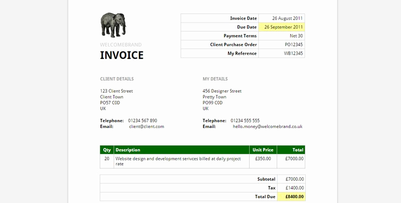 Invoice Template for Google Docs Awesome 5 Easy Free Ways to Generate Invoices for Your Clients