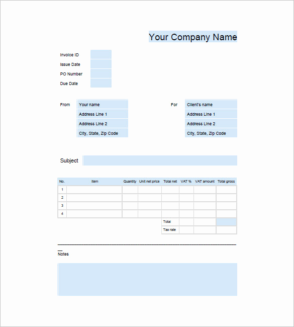 Invoice Template for Google Docs Beautiful Download Invoice Template Google Docs