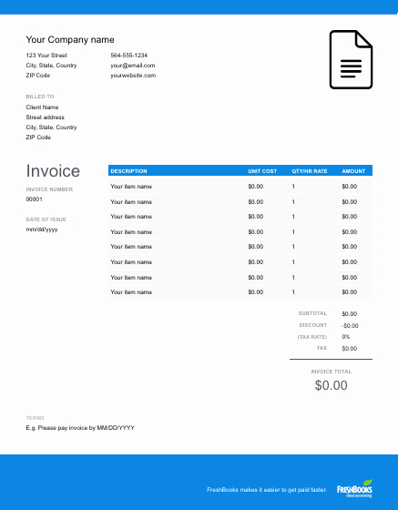 Invoice Template for Google Docs Inspirational Google Docs Template Free Download