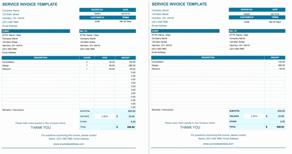 Invoice Template for Google Docs Unique How to Create Blank Invoice Templates On Google Docs