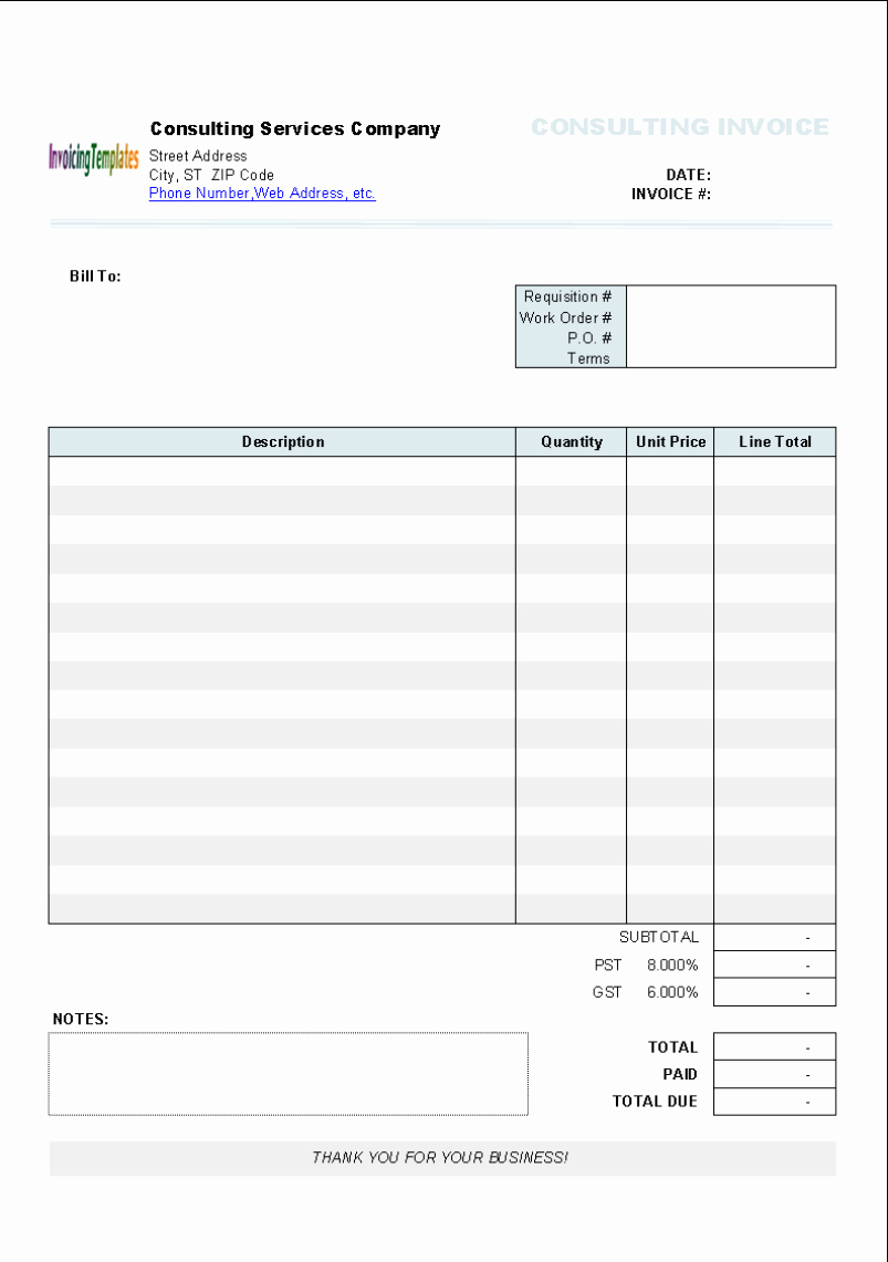 Invoice Template for Mac Awesome Invoice Template Word Mac