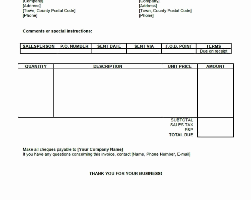 Invoice Template for Mac Beautiful Invoice Template Mac