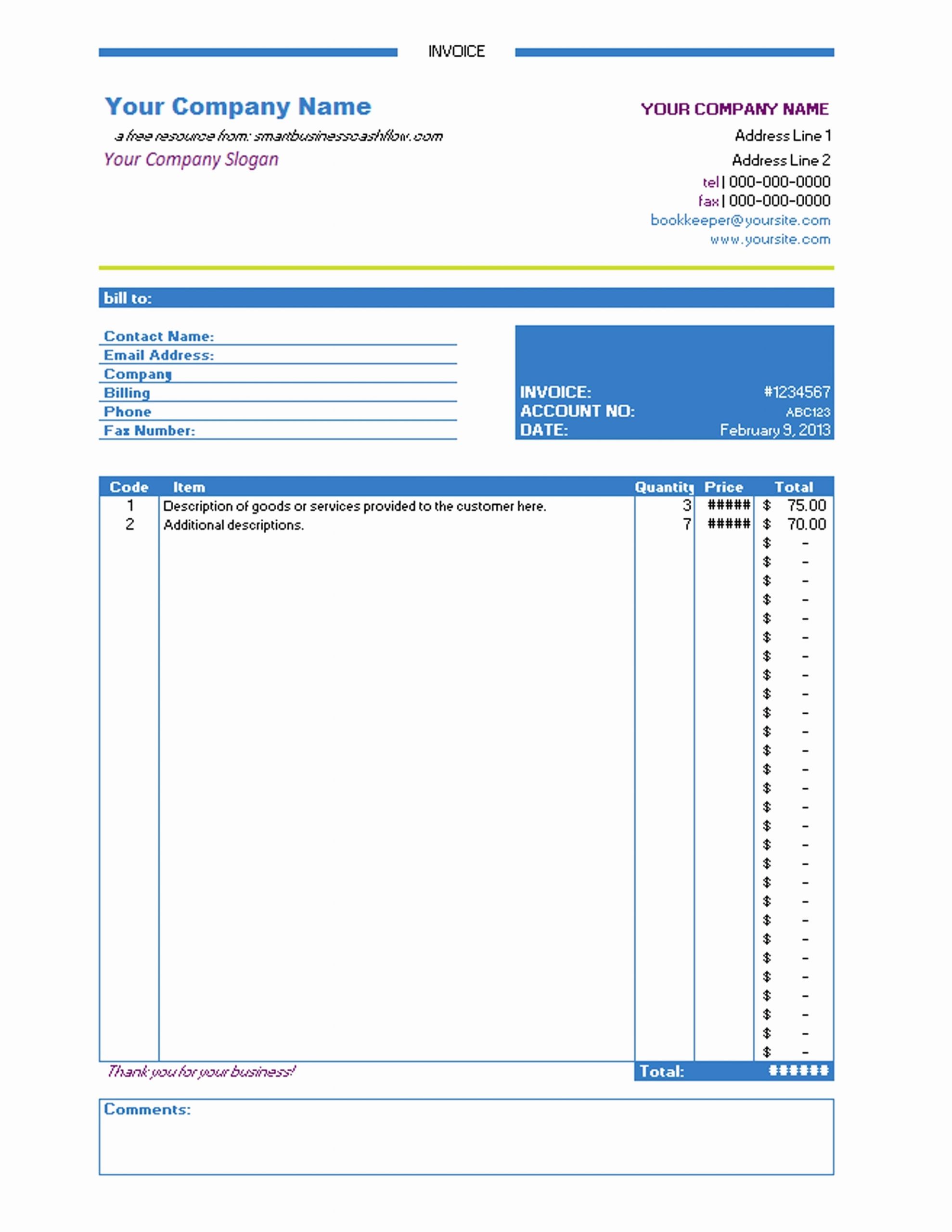 Invoice Template for Mac Lovely Invoice Templates for Mac — Excelxo