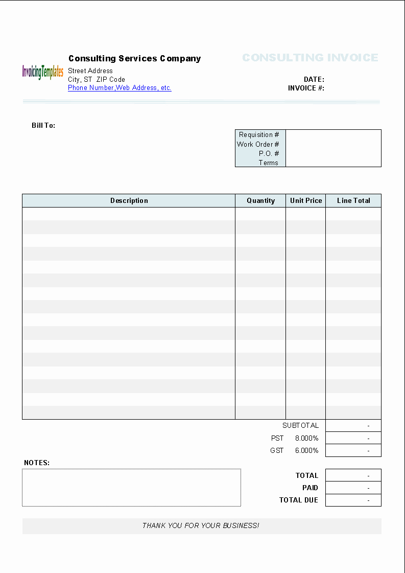 Invoice Template for Word Best Of Word Invoice Template Mac