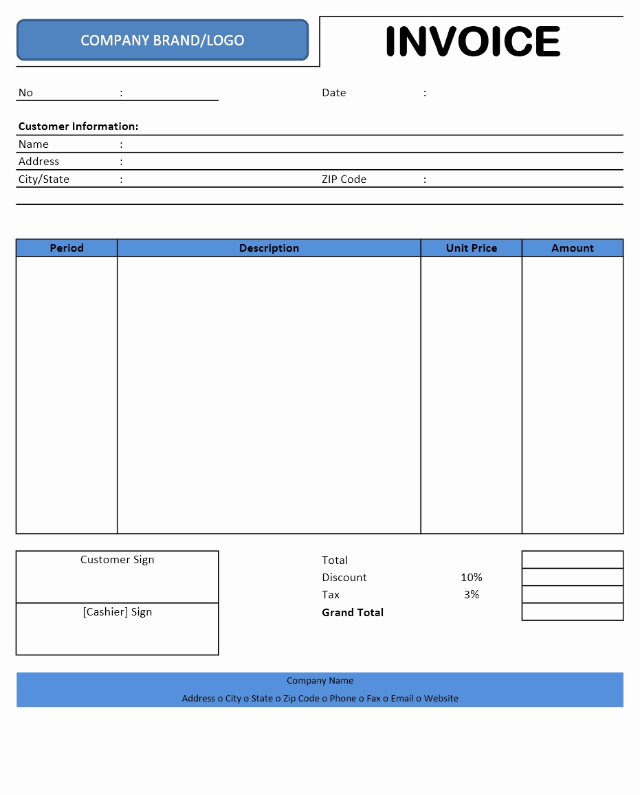 Invoice Template for Word Lovely Libreoffice Invoice Template