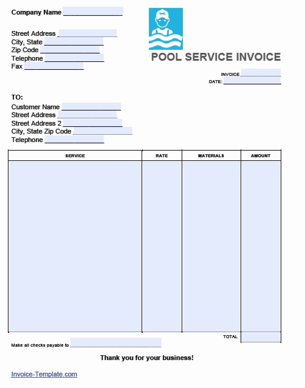 Invoice Template for Word New Microsoft Word to Pdf Free